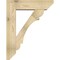 Ekena Millwork Olympic Slat Rough Sawn Bracket w/ Offset Brace, Douglas Fir, 8"W x 30"D x 38"H BKT0806X30X38OLY06RDF - alternate 2